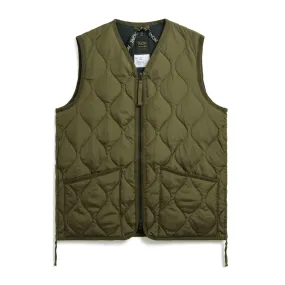 Gilet Military Zip V Dark Olive