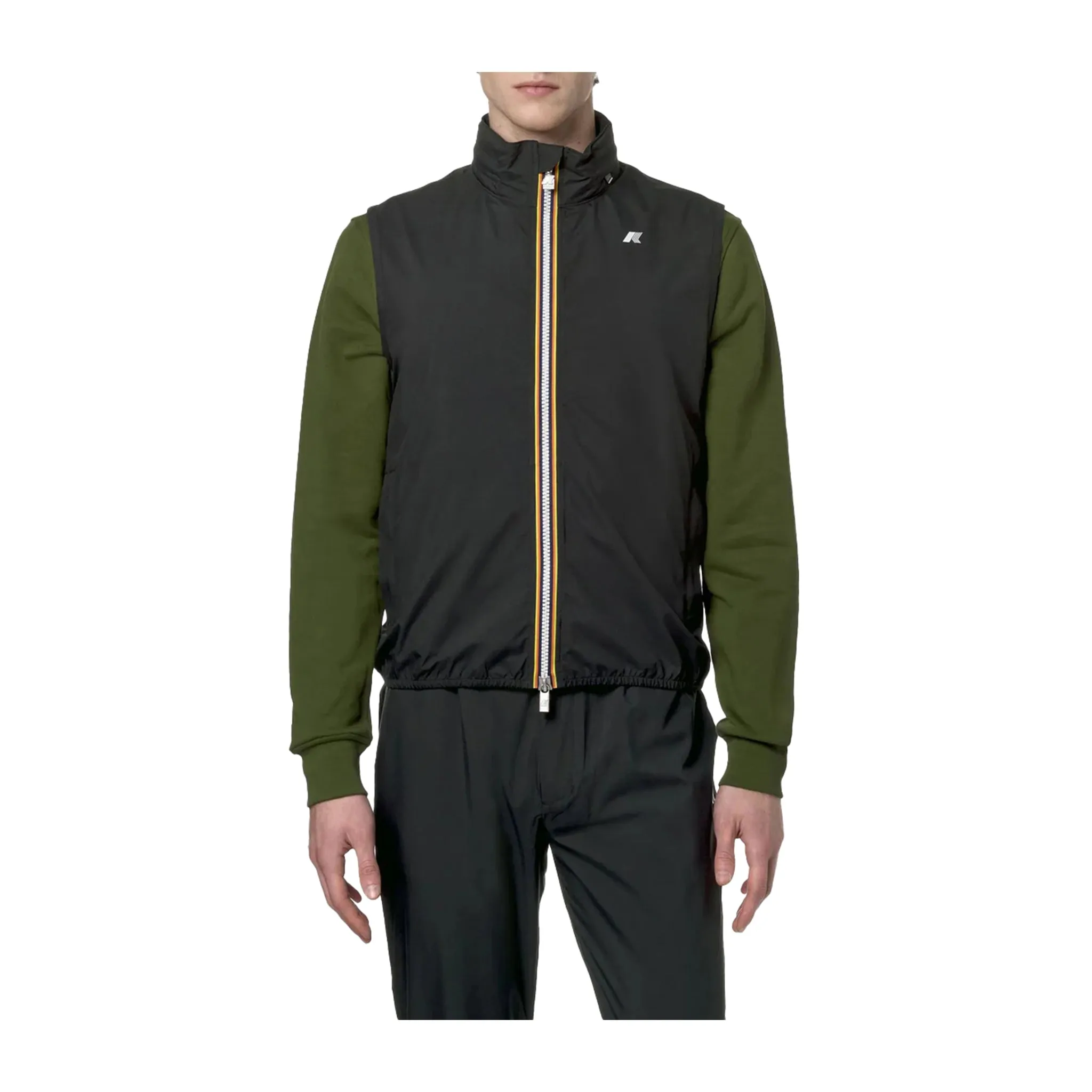 Gilet Uomo Nero Valen Stretch