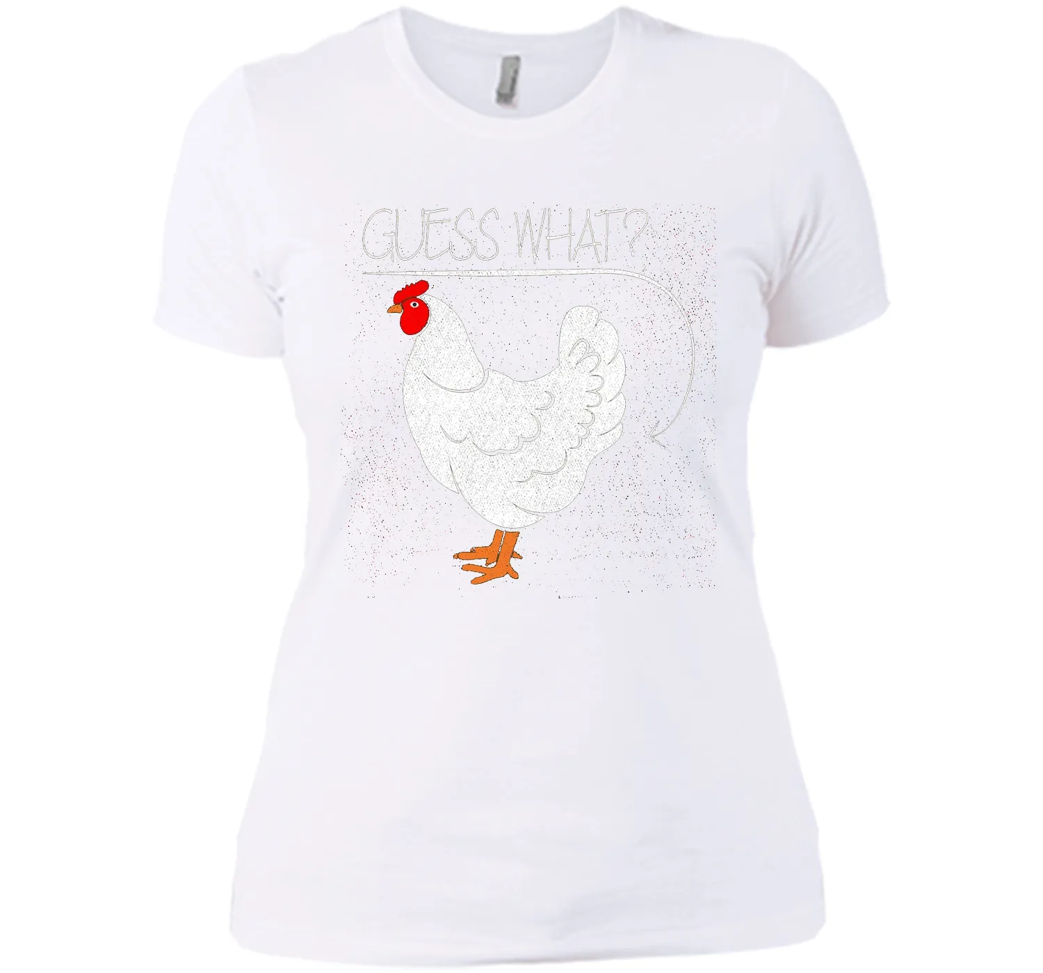 Guess What? Chicken Butt Graphic T-Shirt