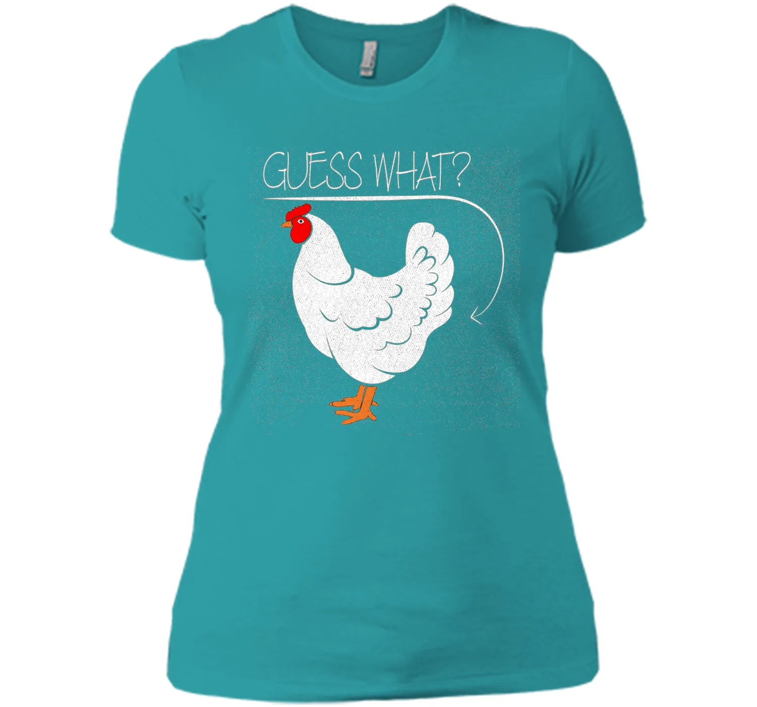 Guess What? Chicken Butt Graphic T-Shirt