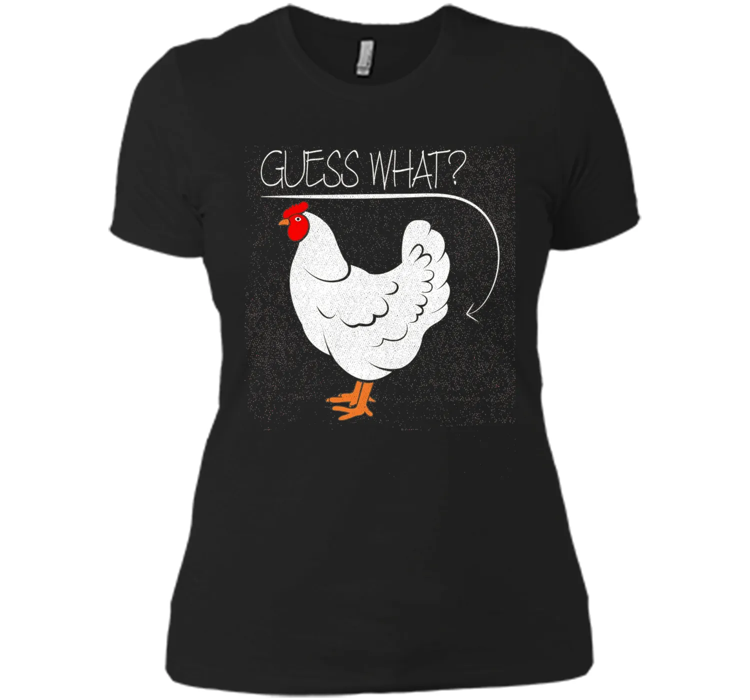 Guess What? Chicken Butt Graphic T-Shirt