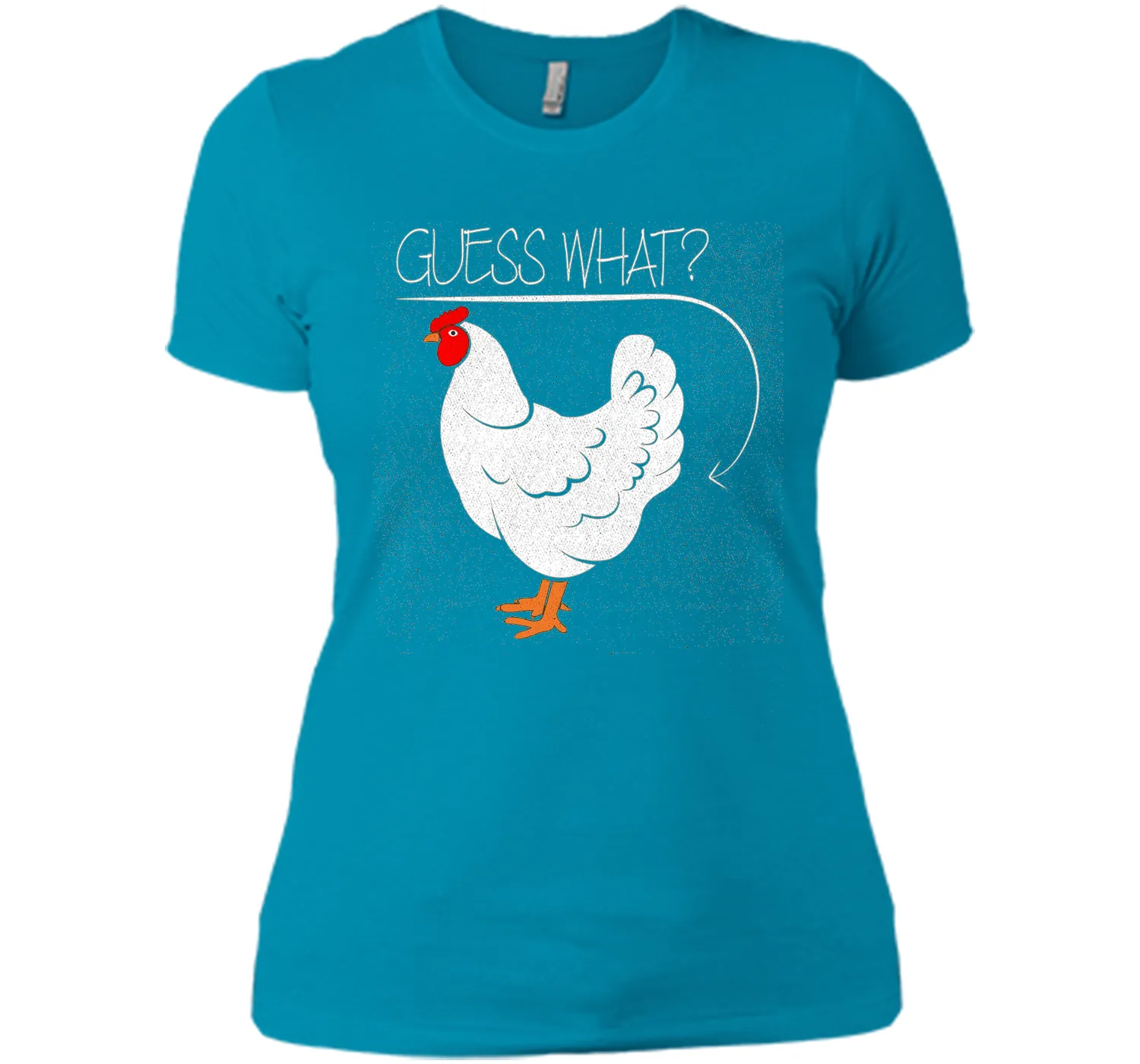 Guess What? Chicken Butt Graphic T-Shirt