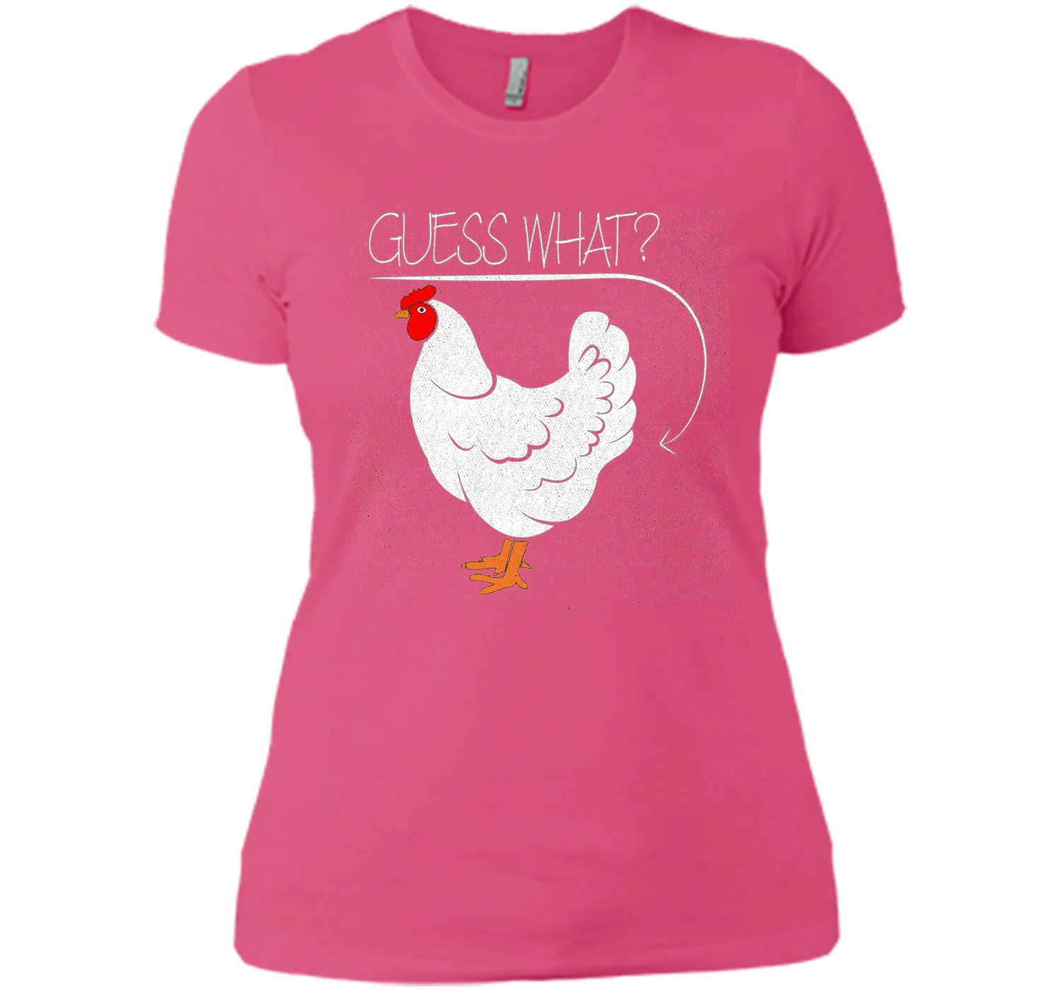 Guess What? Chicken Butt Graphic T-Shirt