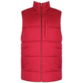 Hackett London Polar Fleece Mens Red Gilet