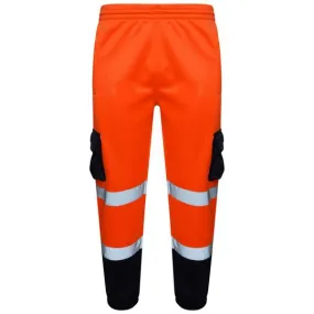 Hi Vis EN ISO 20471 Class 2 Orange/Navy Bottom