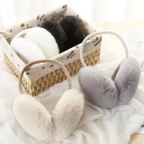 High Quality Faux Rabbit Fur Earmuffs