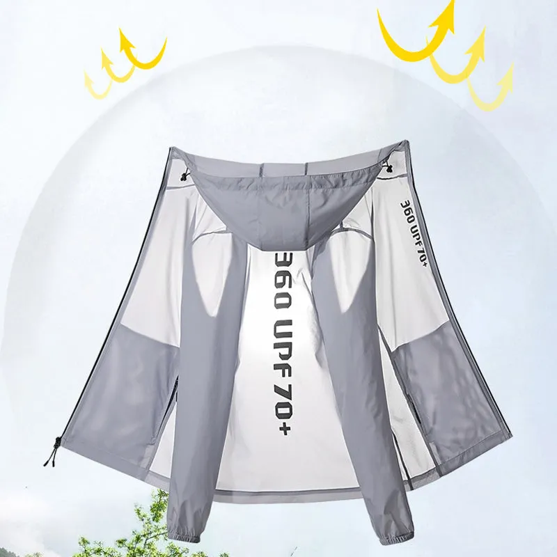🔥Hot Sale🔥UPF 70  Sun Protection Coat Fashion Couple Icy Cool Jacket