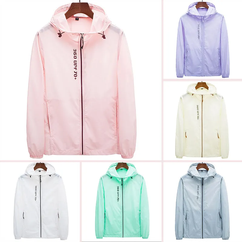 🔥Hot Sale🔥UPF 70  Sun Protection Coat Fashion Couple Icy Cool Jacket