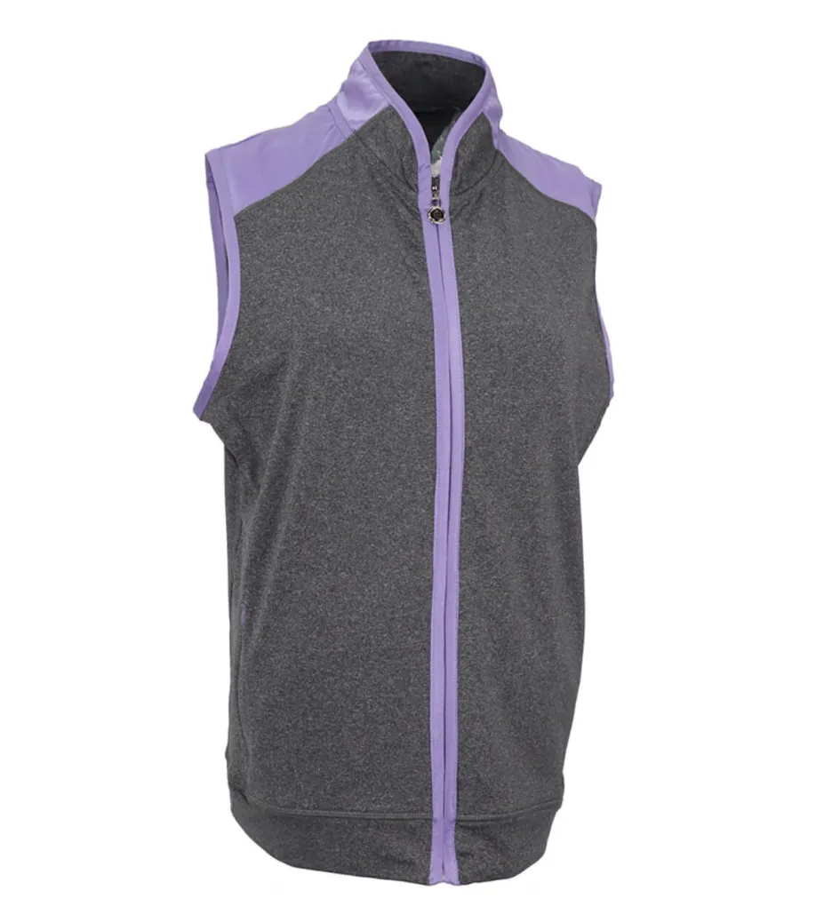 Island Green Womens IGLVST1964 Contrast Detail Gilet