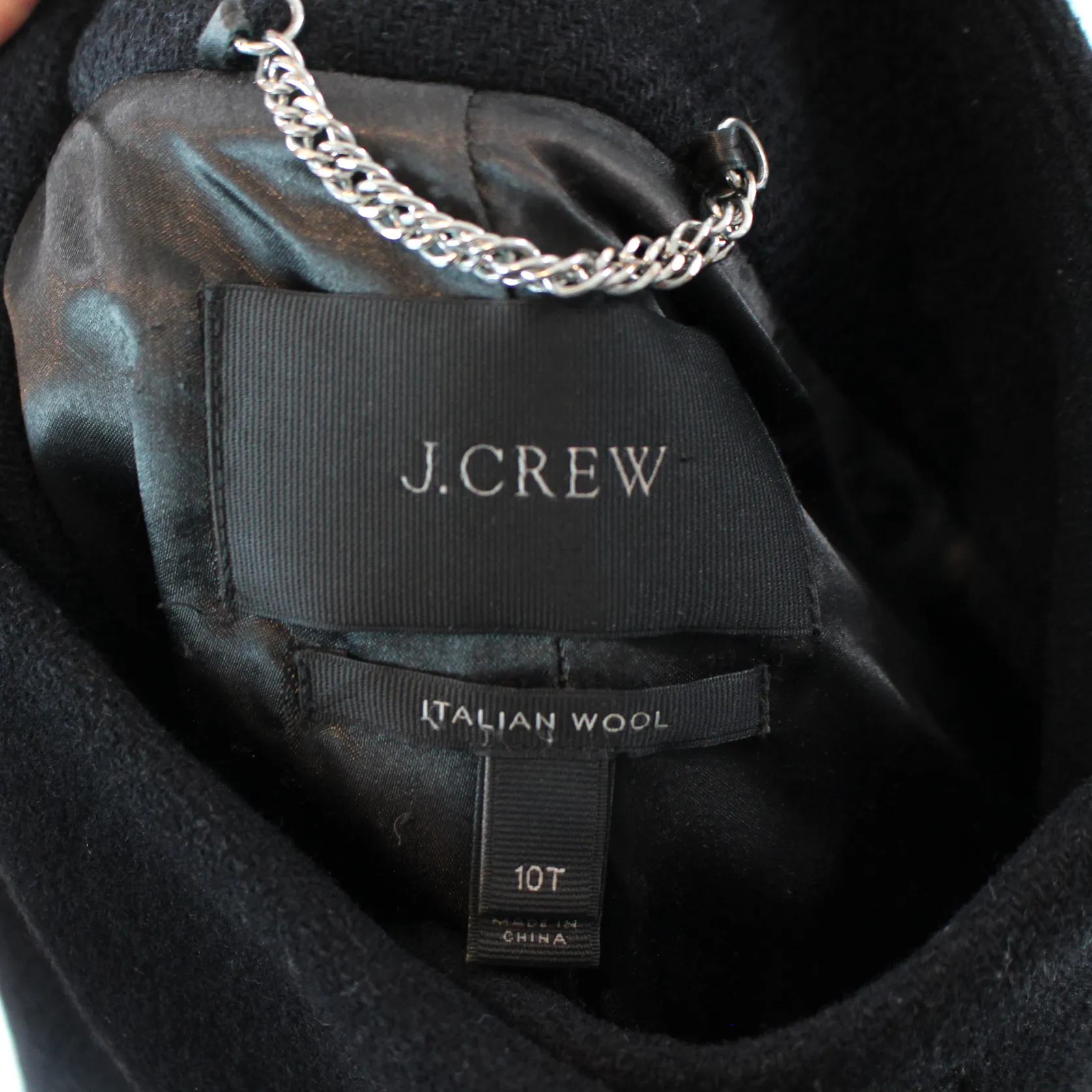 J. Crew Italian Wool Coat