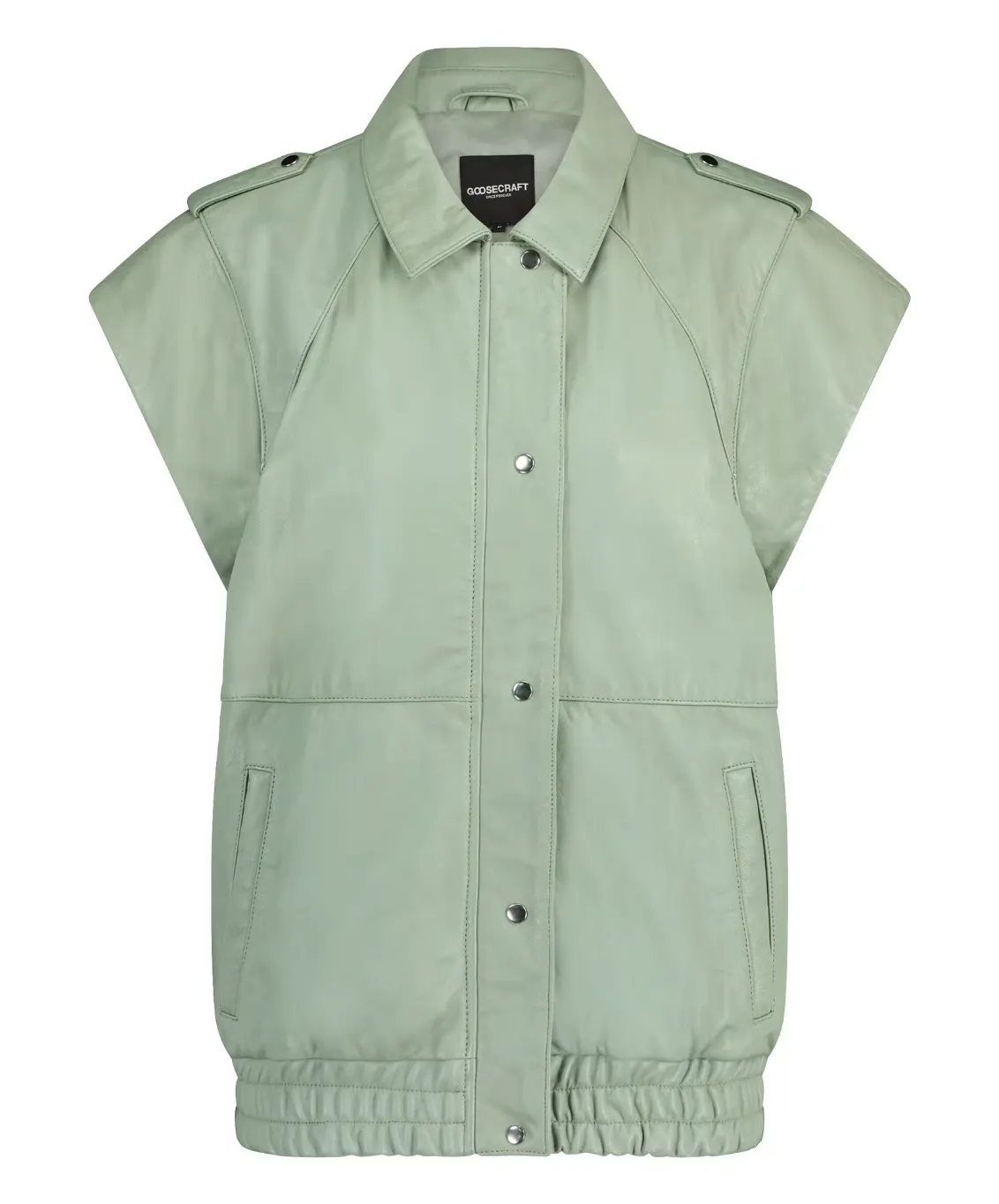 June vest - minty green