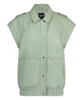 June vest - minty green