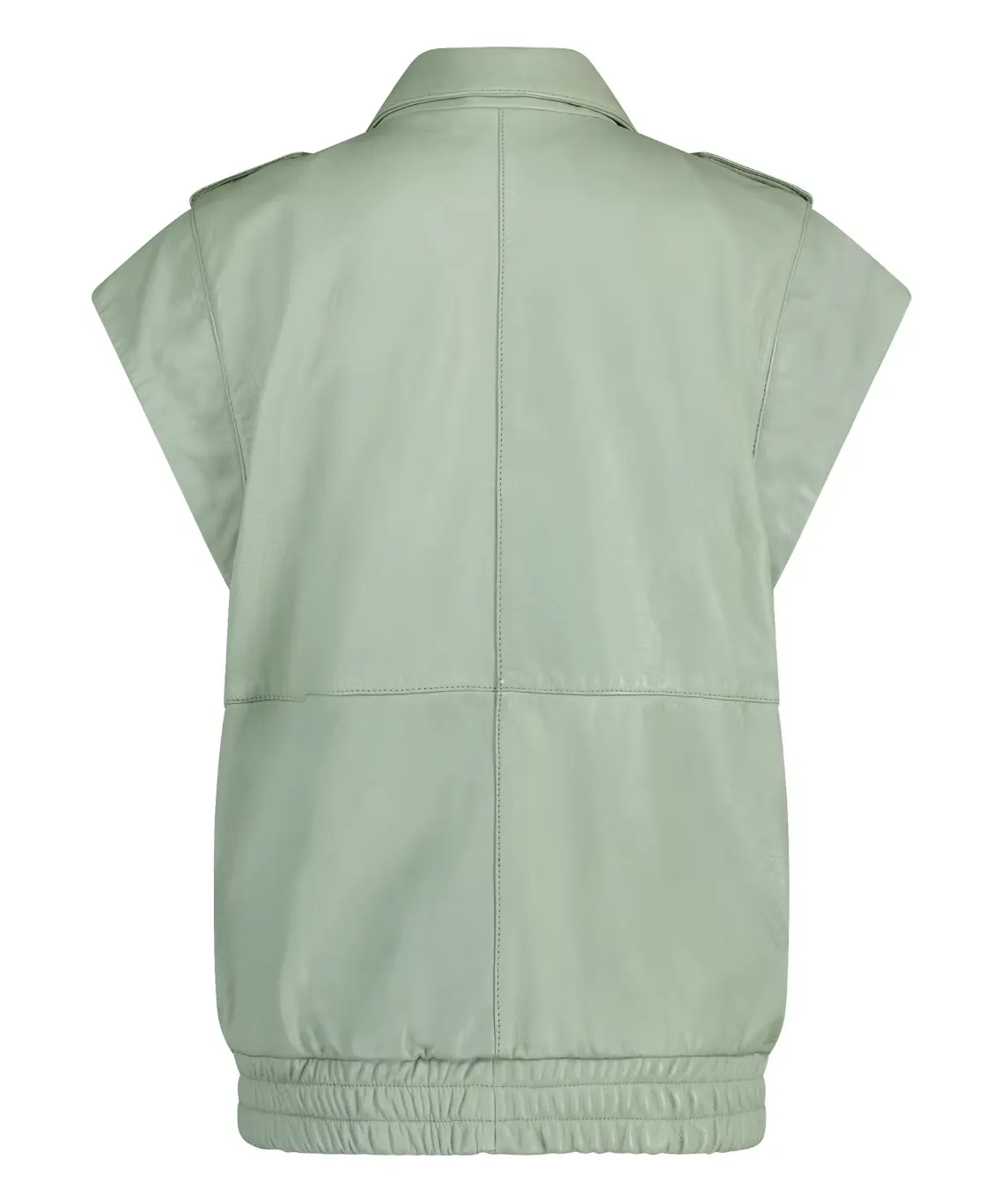 June vest - minty green