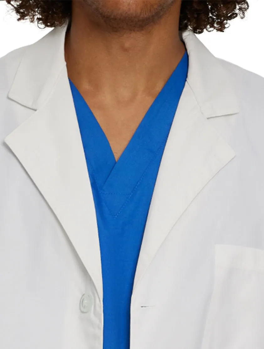 Landau Men's 3-Pocket Mid-Length Lab Coat