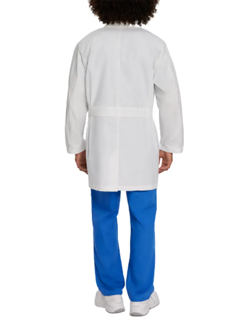 Landau Men's 3-Pocket Mid-Length Lab Coat