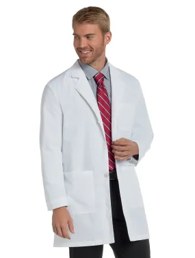 Landau Men's 3-Pocket Mid-Length Lab Coat