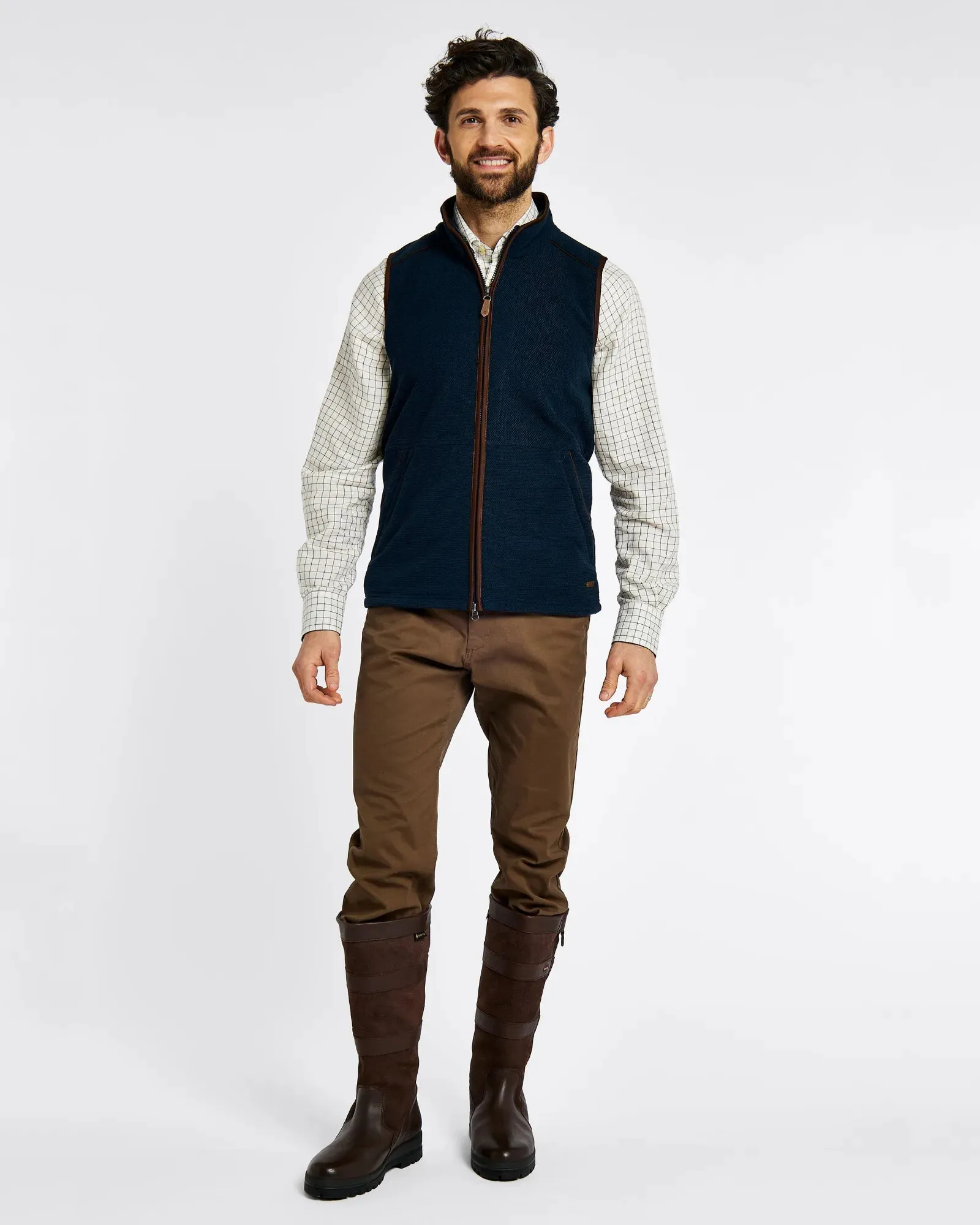 Lifford Navy Fleece Gilet