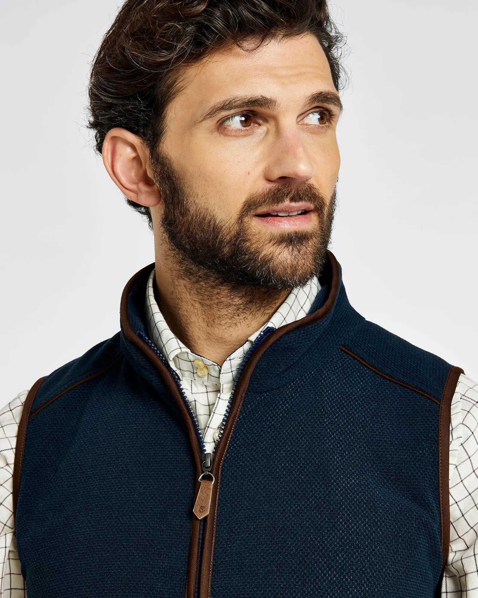 Lifford Navy Fleece Gilet