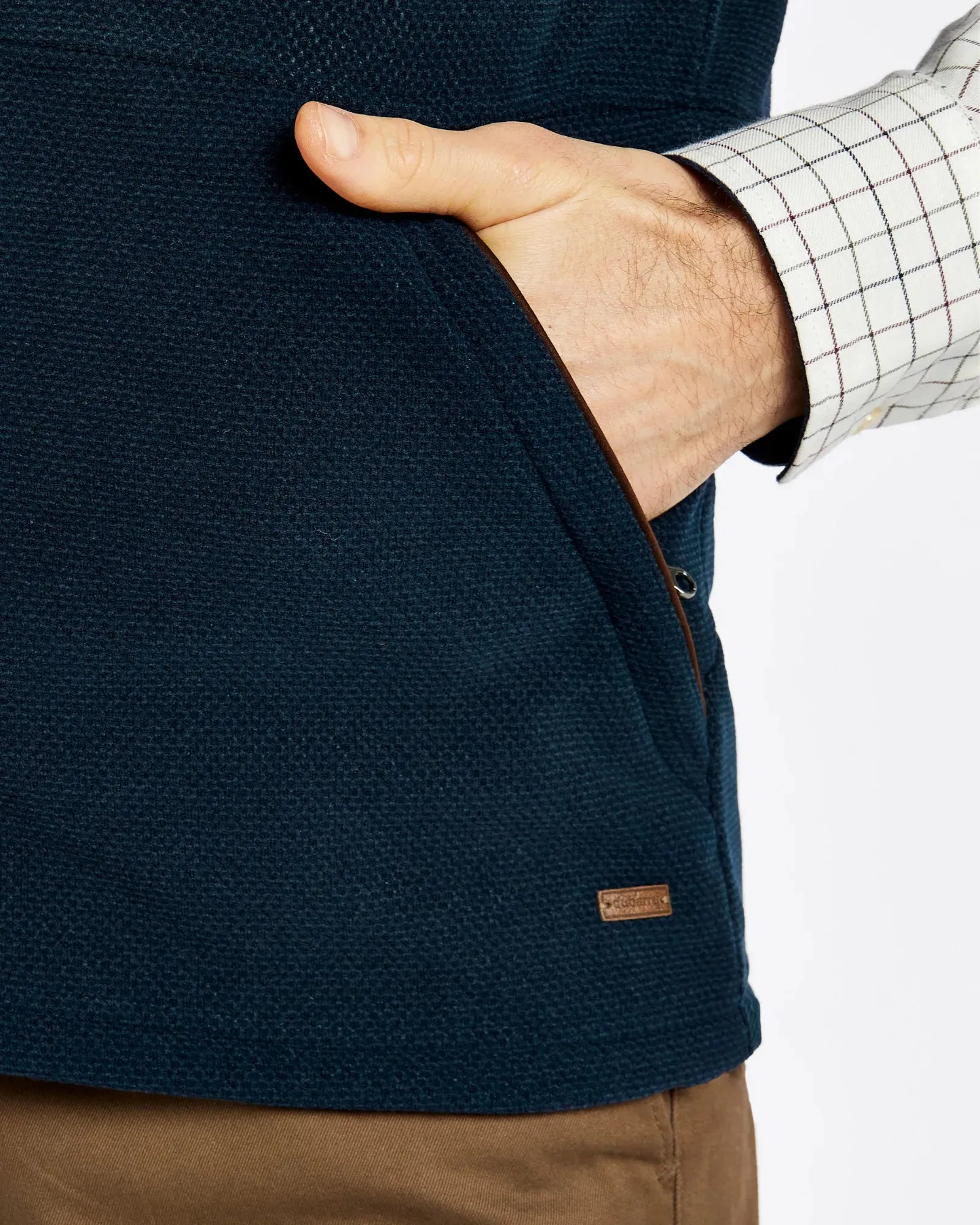 Lifford Navy Fleece Gilet