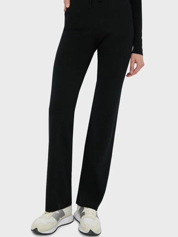 Logo Intarsia Knitted Jog Pants
