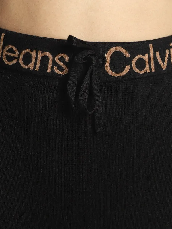 Logo Intarsia Knitted Jog Pants