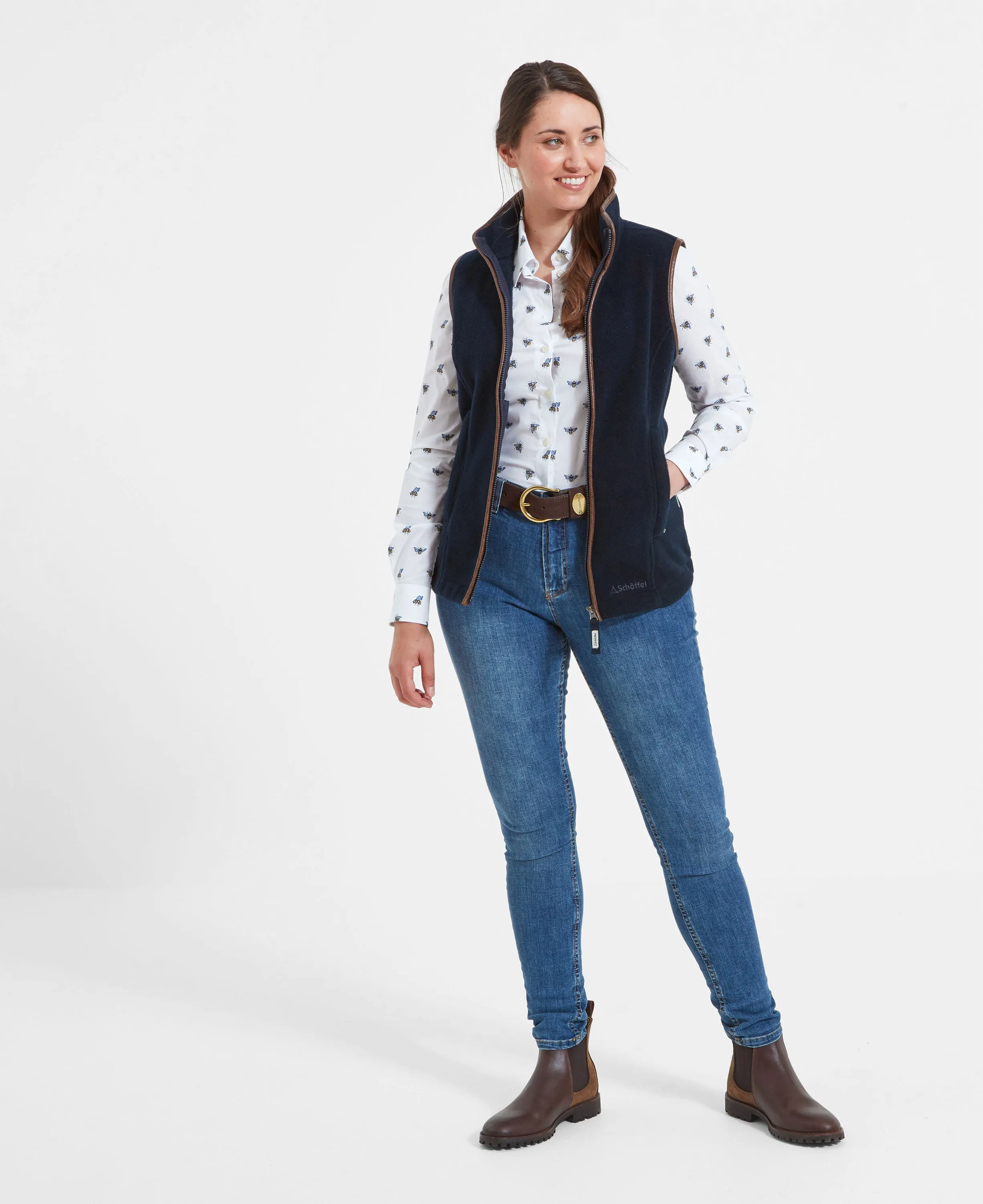 Lyndon II Fleece Gilet - Navy