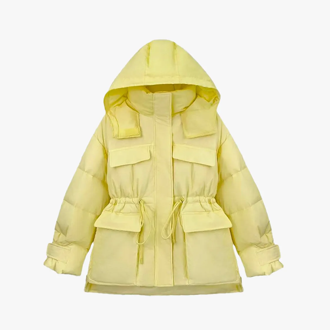 Marshmallow Fluffy Hooded Parka Coat