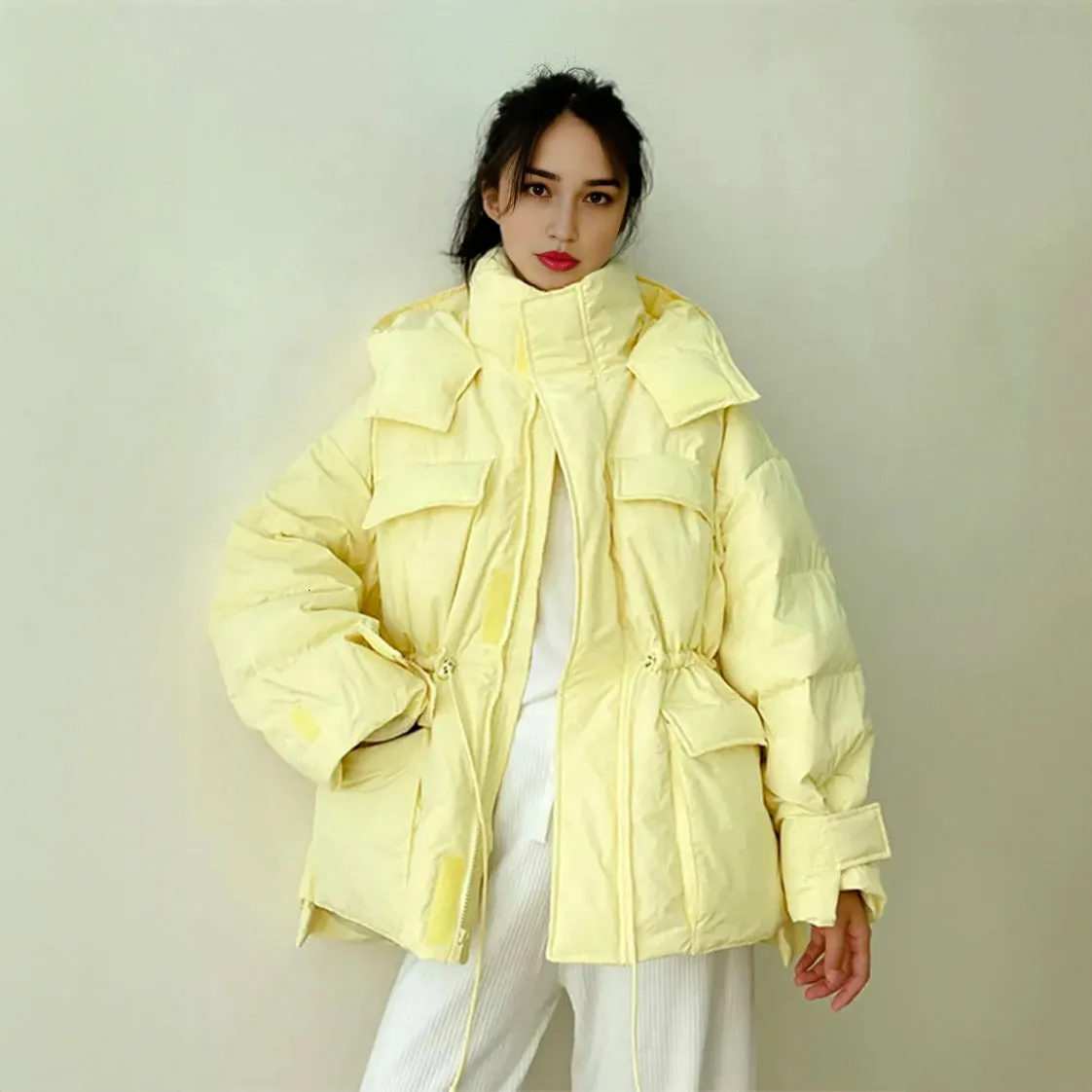 Marshmallow Fluffy Hooded Parka Coat