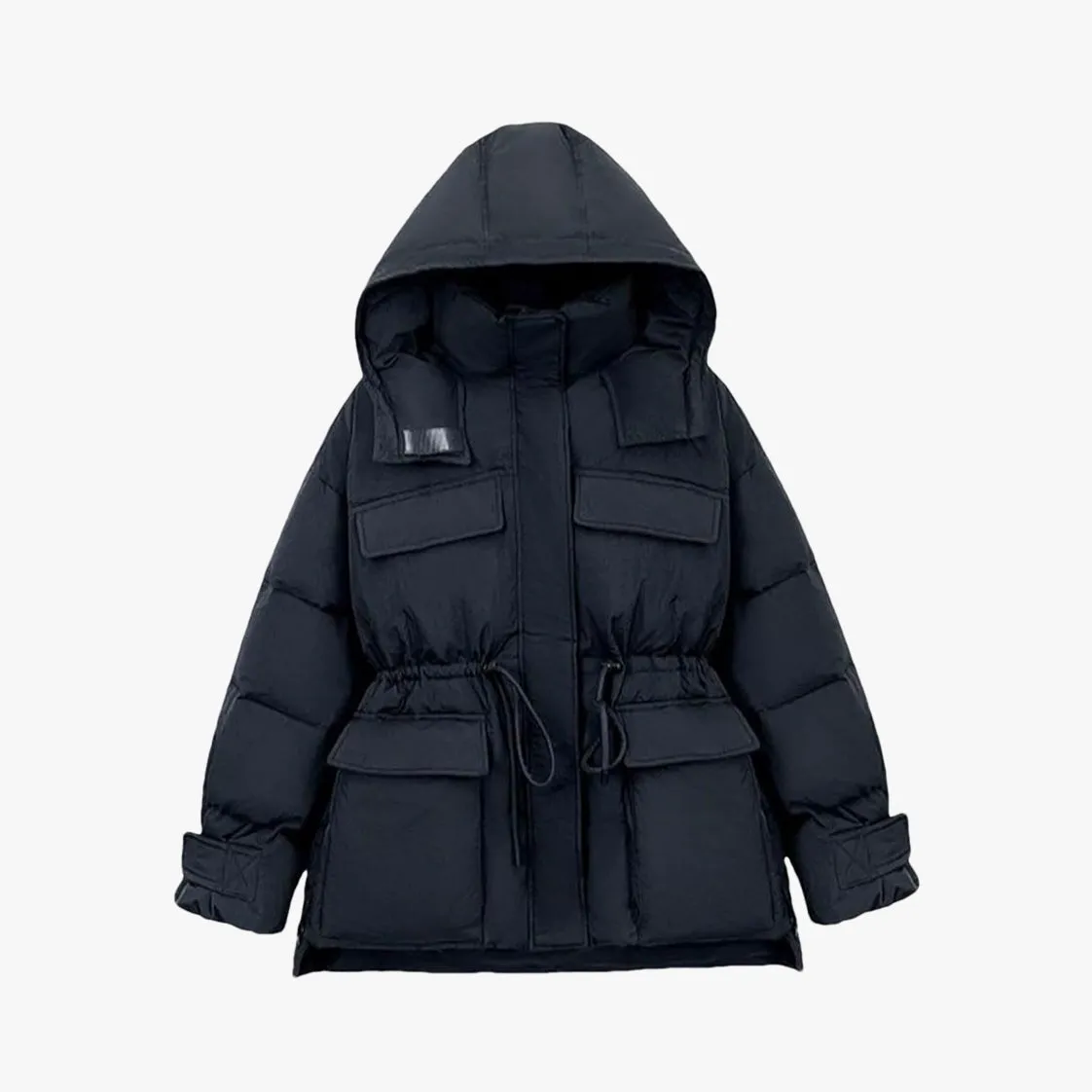 Marshmallow Fluffy Hooded Parka Coat