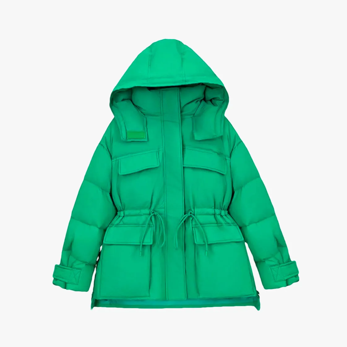 Marshmallow Fluffy Hooded Parka Coat