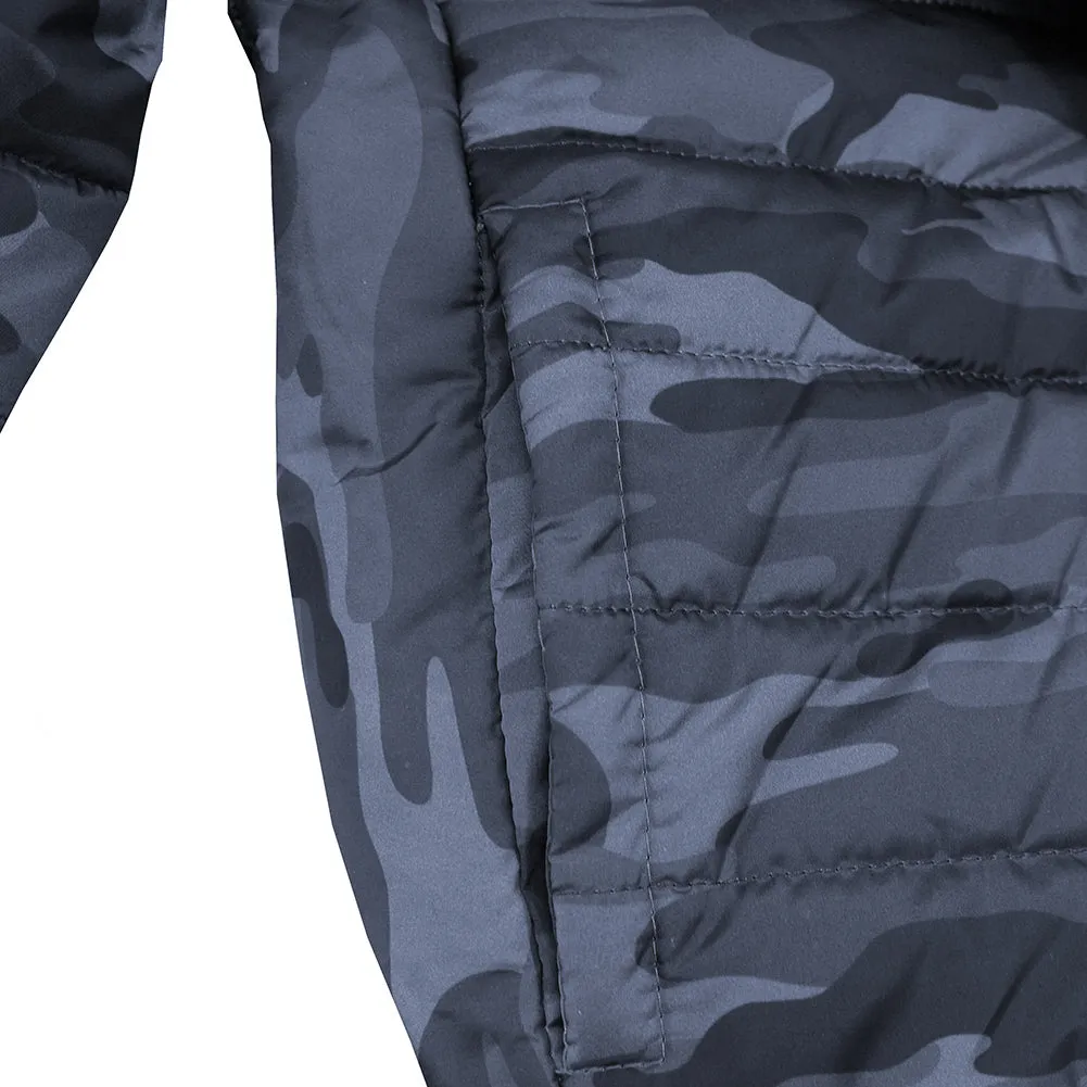Maximos Men's BAH BAH Removable Hood Camouflage Print Puffer Jacket