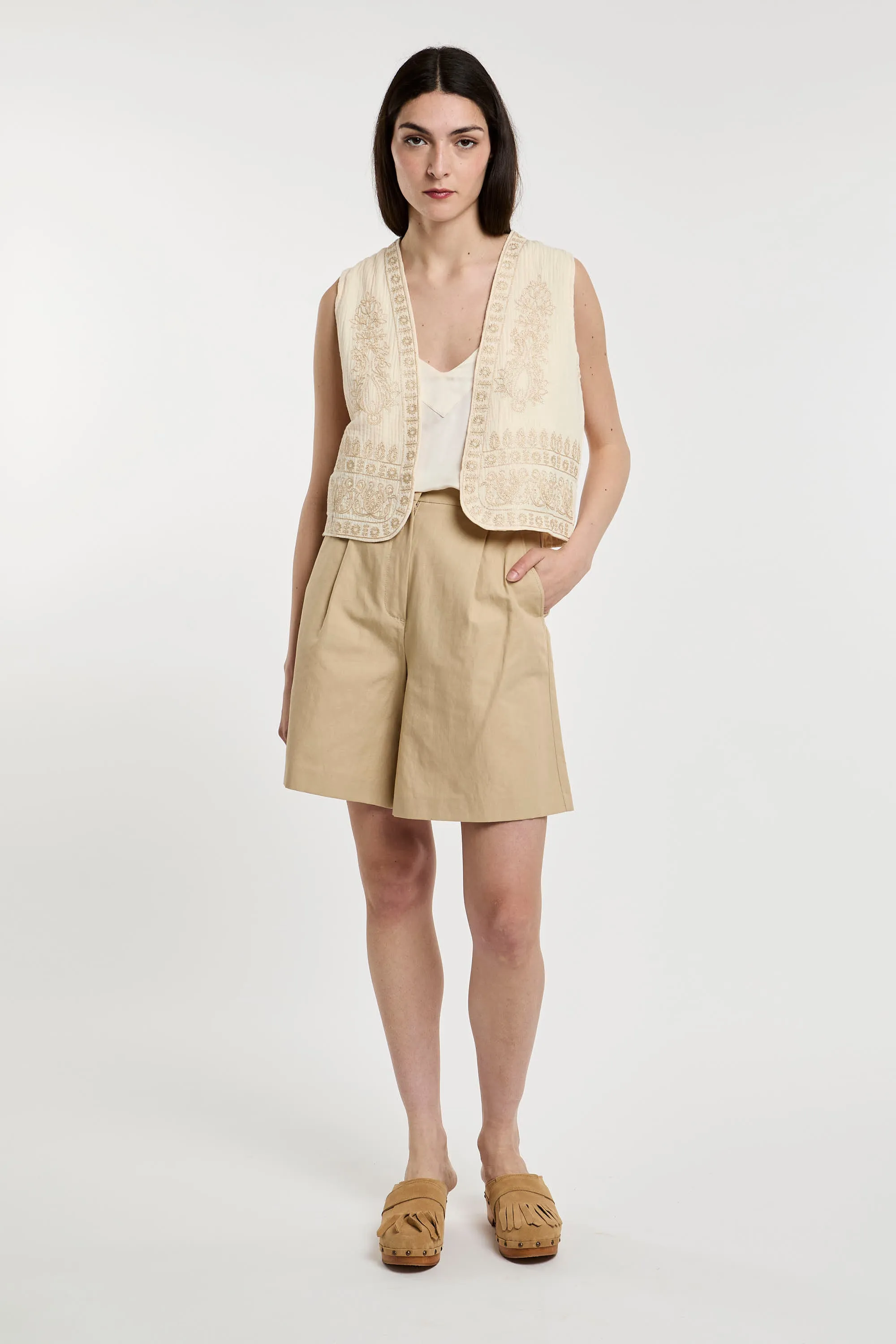Meisïe Gilet Ricamato 5684