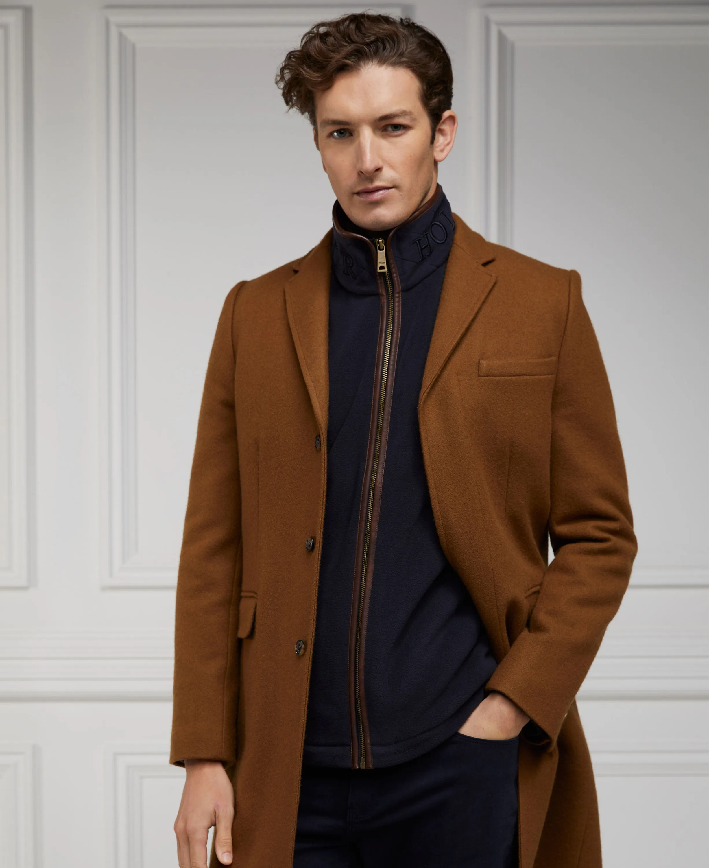 Men's Country Fleece Gilet - Ink Navy
