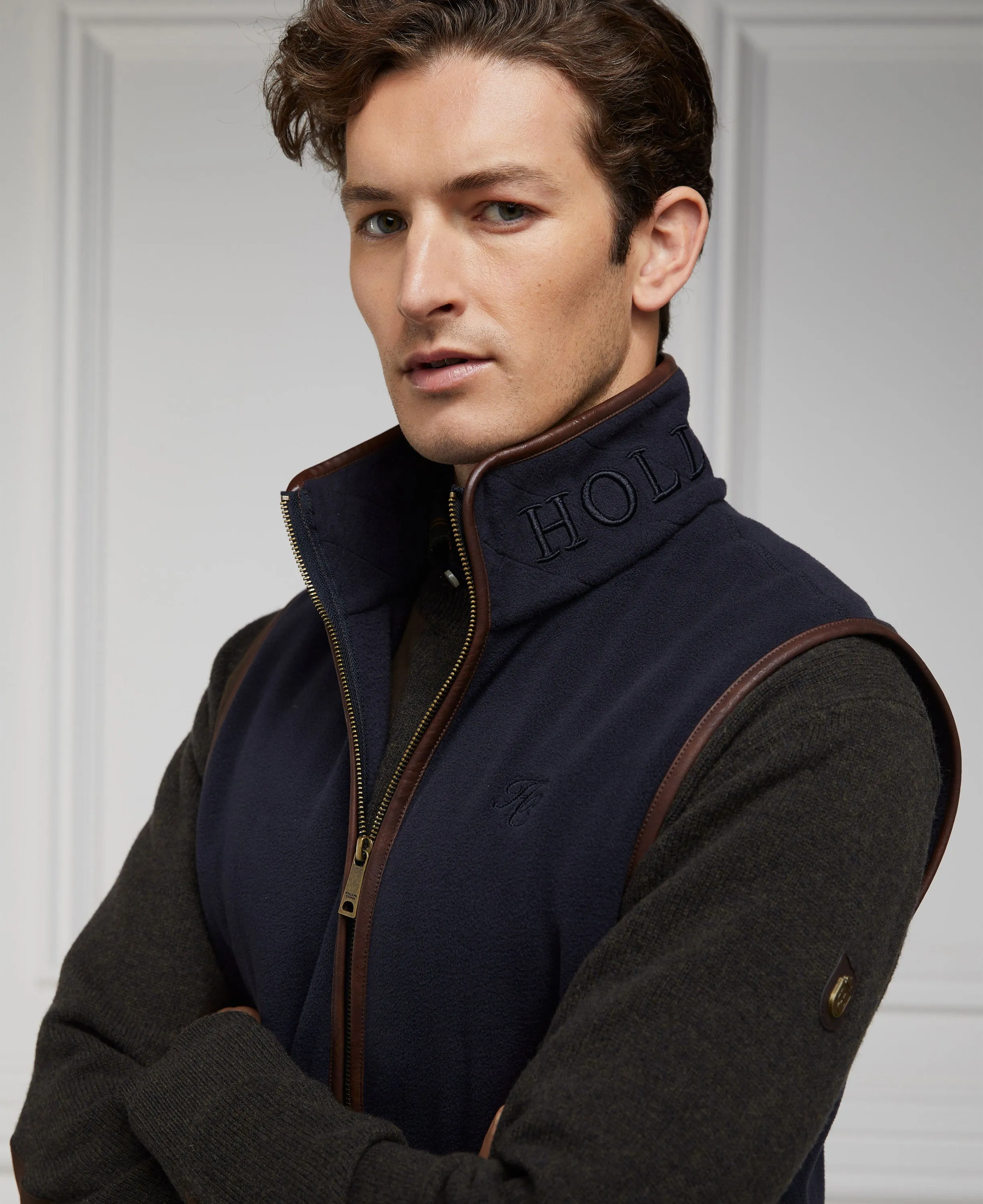 Men's Country Fleece Gilet - Ink Navy