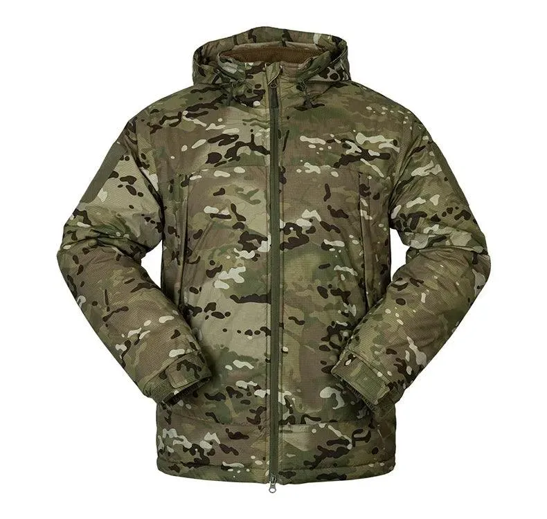 Men’s Winter Tactical Parka Set – Waterproof Hunting Suit & Windbreaker Jacket