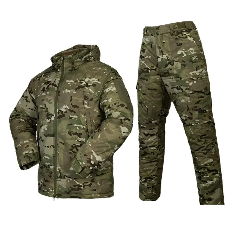 Men’s Winter Tactical Parka Set – Waterproof Hunting Suit & Windbreaker Jacket