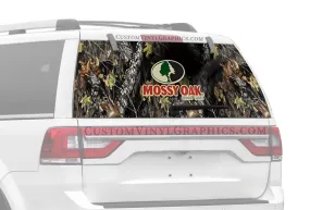 New Breakup With Mossy Oak Logo Rear Window Decals