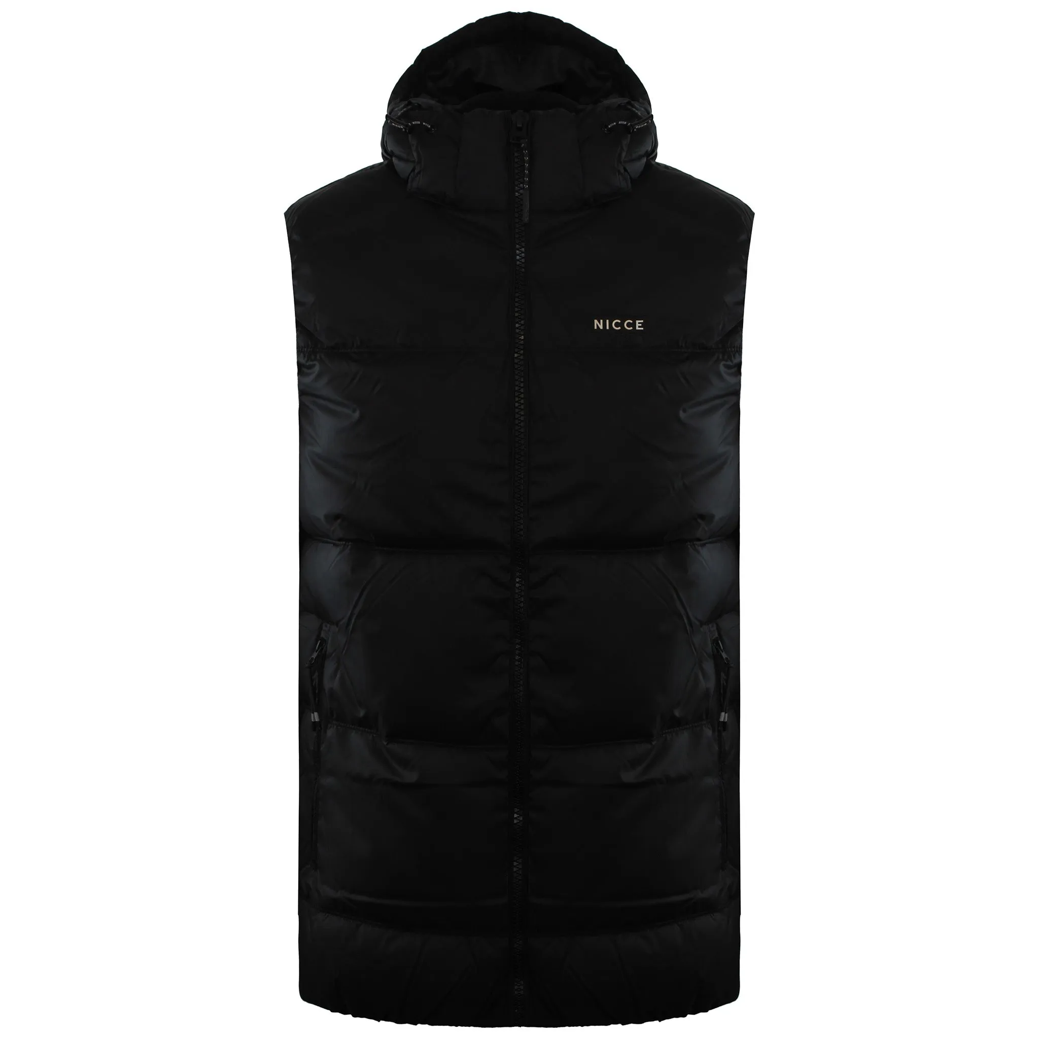 Nicce Expo Mens Black Gilet