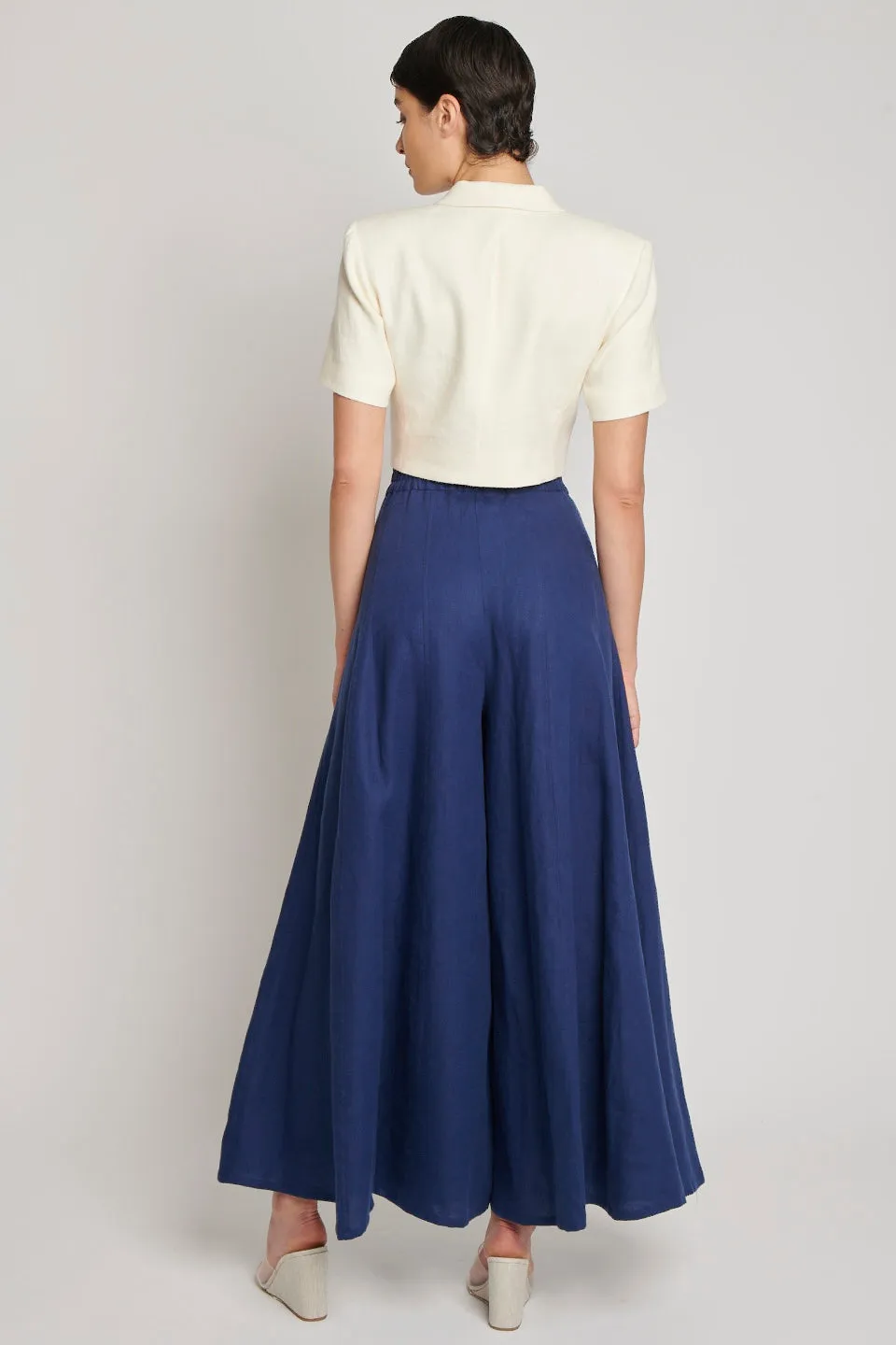 Niki Cropped Jacket - Sage