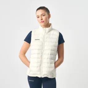 Omnitau Women's Team Sports Recycled Padded Gilet - White