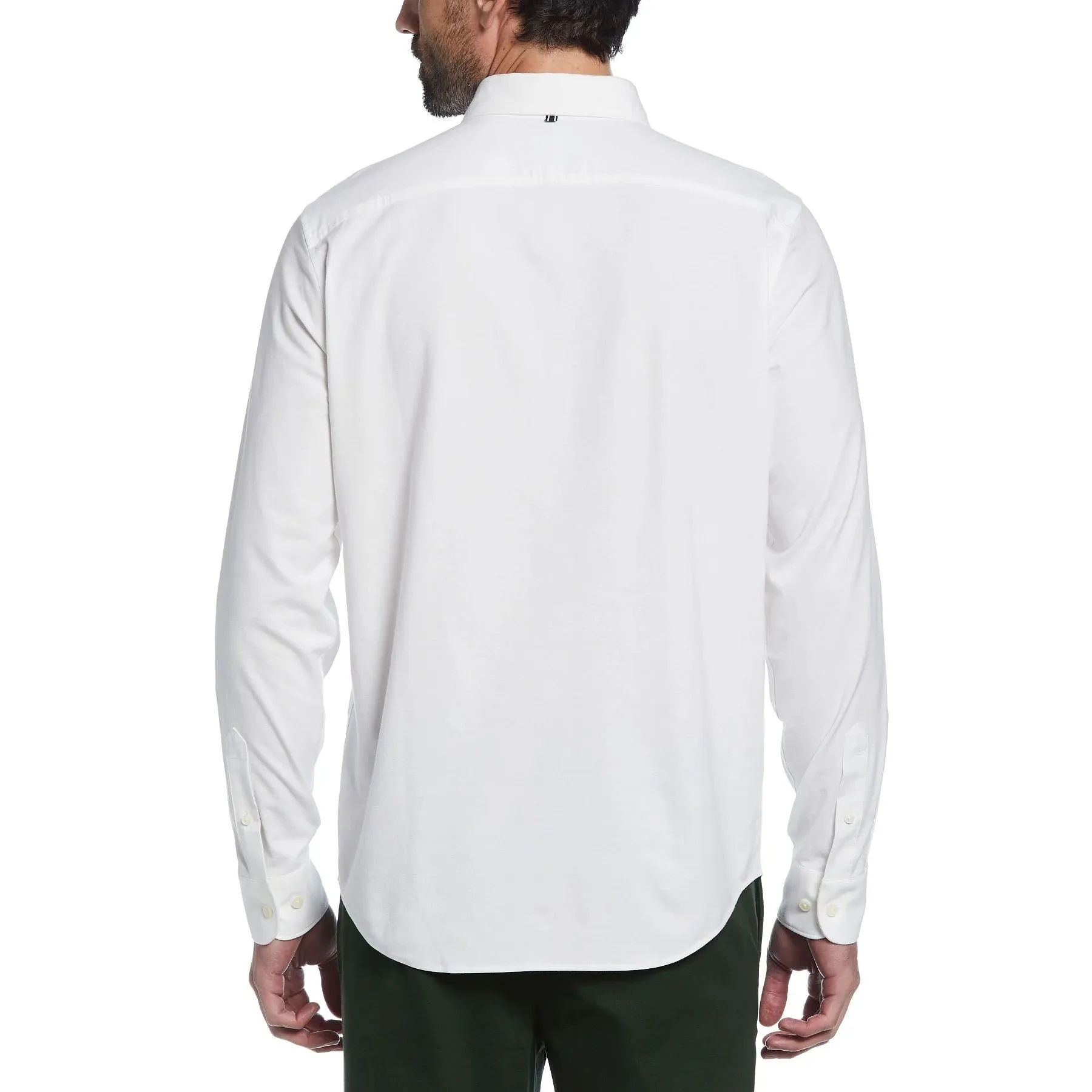 Original Penguin Ecovero Oxford Stretch Shirt - Bright White