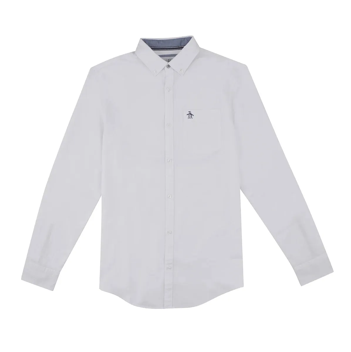 Original Penguin Ecovero Oxford Stretch Shirt - Bright White
