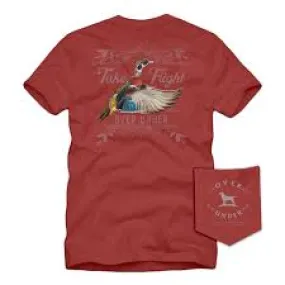 Over Under : S/S Take Flight T-Shirt -Brick