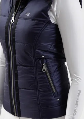 PEI Carmen Navy Women’s Classic Gilet Riding Vest