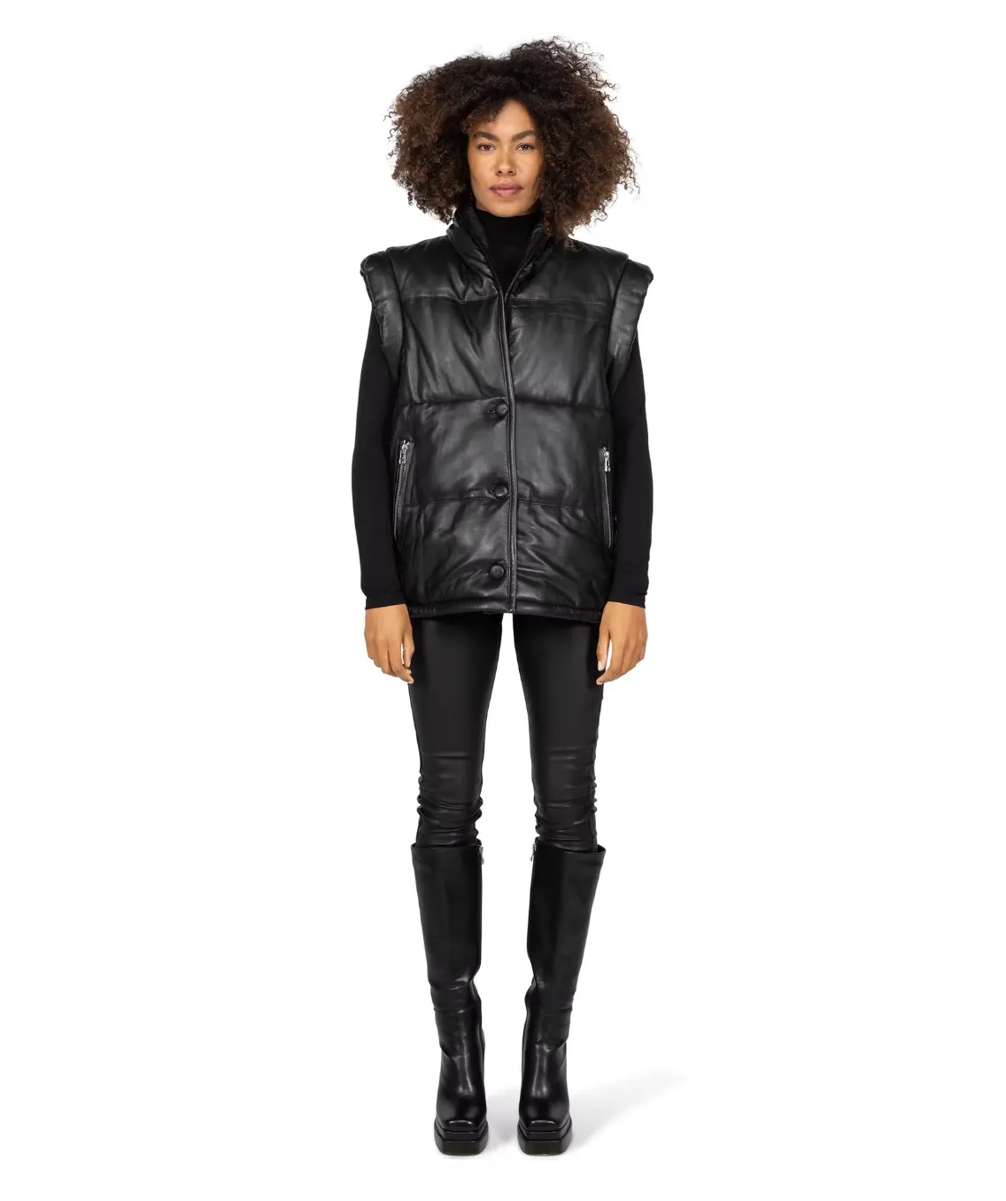 Picasso puffer gilet