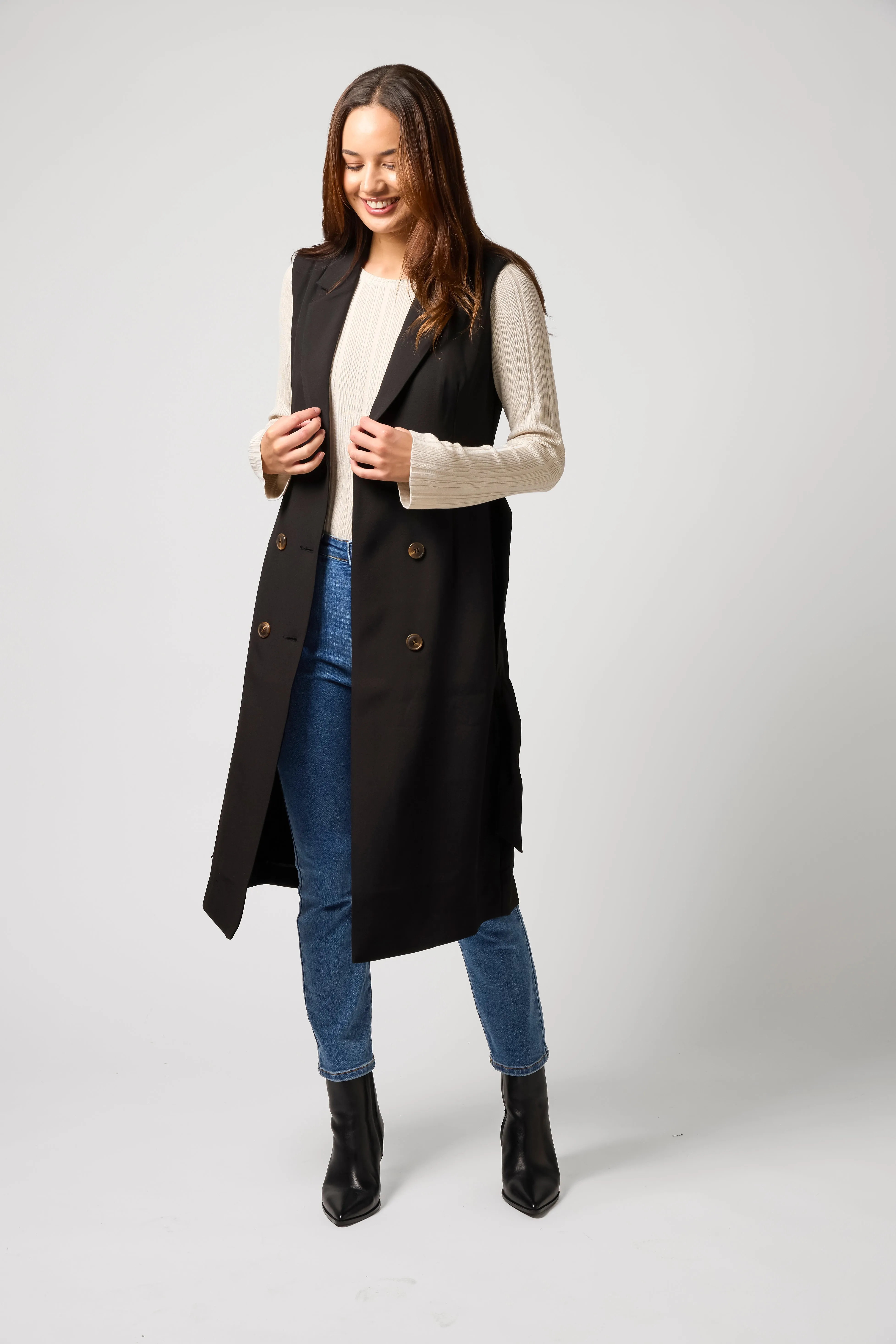 Plum Coat - Black