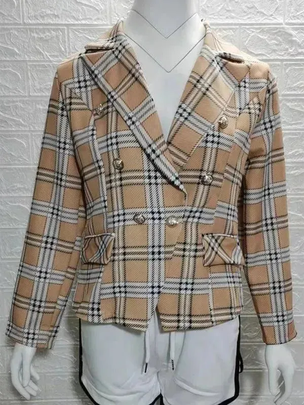 Printed Long Sleeve Women Coat