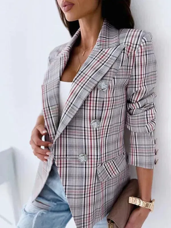 Printed Long Sleeve Women Coat