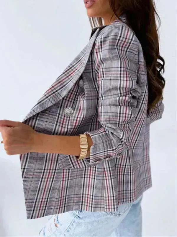 Printed Long Sleeve Women Coat