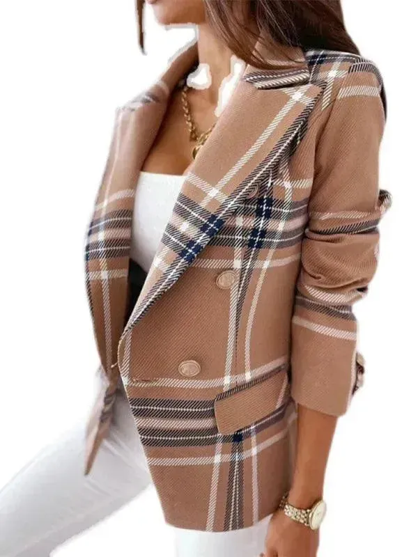 Printed Long Sleeve Women Coat